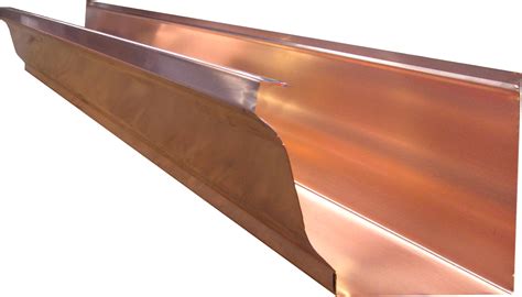 copper sheet metal and gutter|5 inch k style gutter.